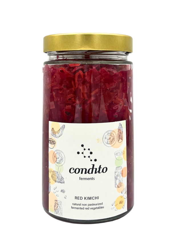 Red Kimchi fermented vegetables 600g