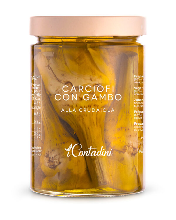 Artichokes with crudaiola stalk 520g