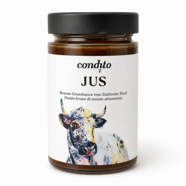 JUS - Brown basic sauce Red wine sauce from South Tyrolean beef 240ml
