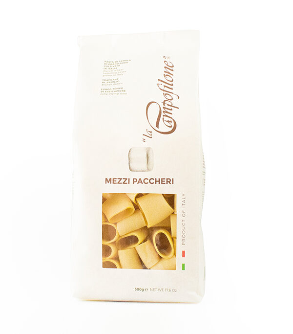 Mezzi Paccheri Campofilone pasta italiana