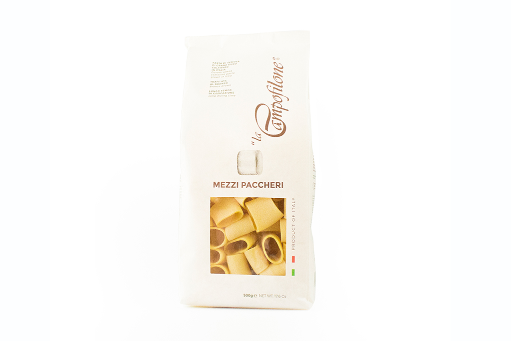 Mezzi Paccheri Campofilone italiensiche Pasta
