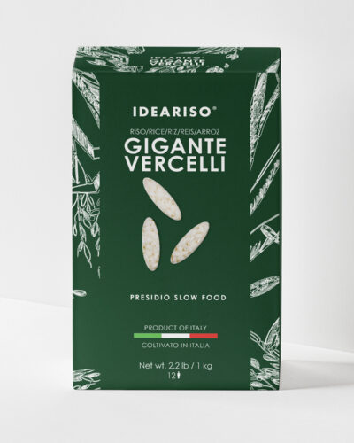 Riso Gigante for risotto from Vercelli Italy 1 kg