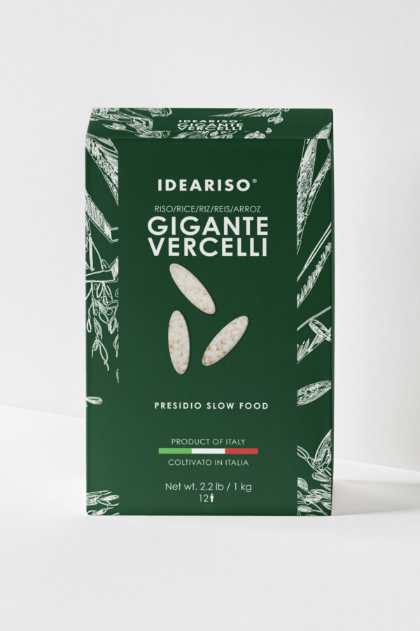 Riso Gigante für Risotto aus Vercelli Italien 1 kg