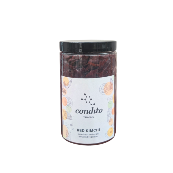 Red Kimchi "aged" lacto-fermented vegetables 350g