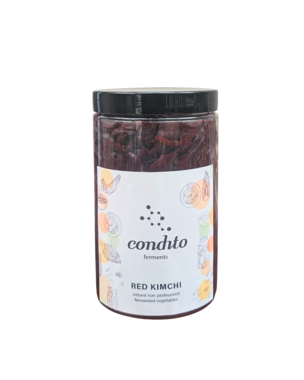 Red Kimchi "aged" lacto-fermented vegetables 350g