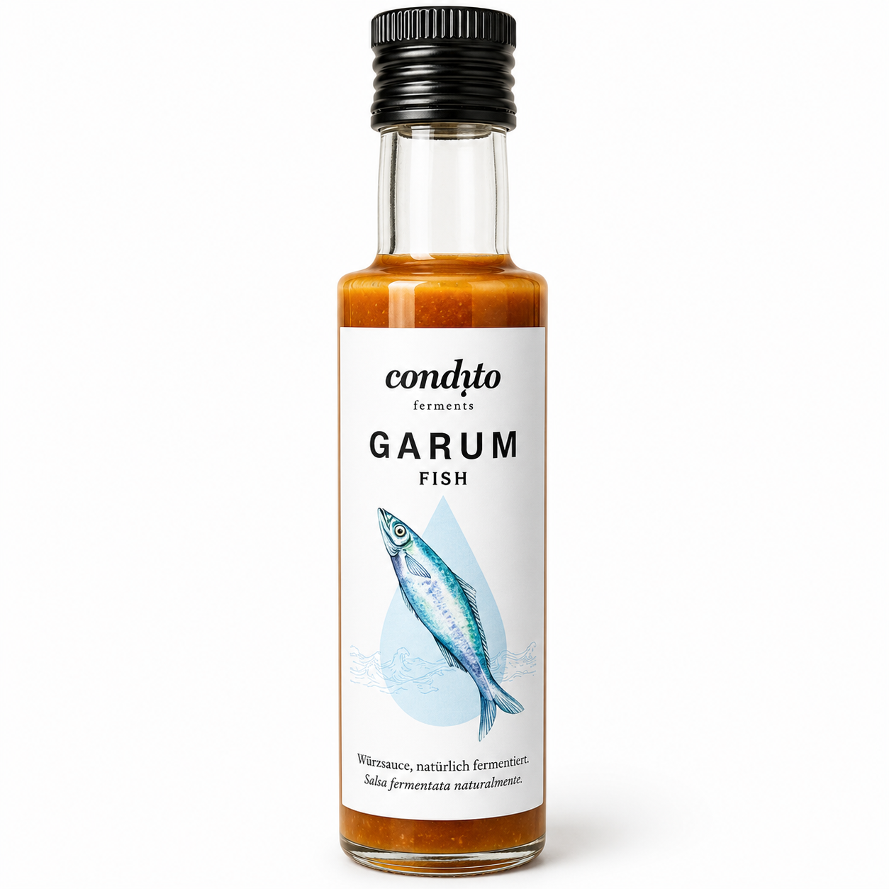 Garum di pesce - Salsa di condimento a base di pesce fermentato 100ml