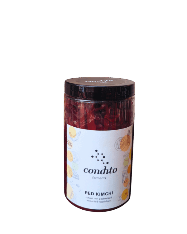 Red Kimchi "aged" lacto-fermented vegetables 350g