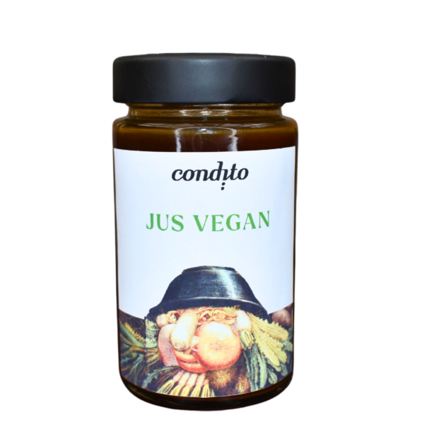 JUS - vegane Bratensauce aus Gemüse, Shoyu & Rotwein 240ml