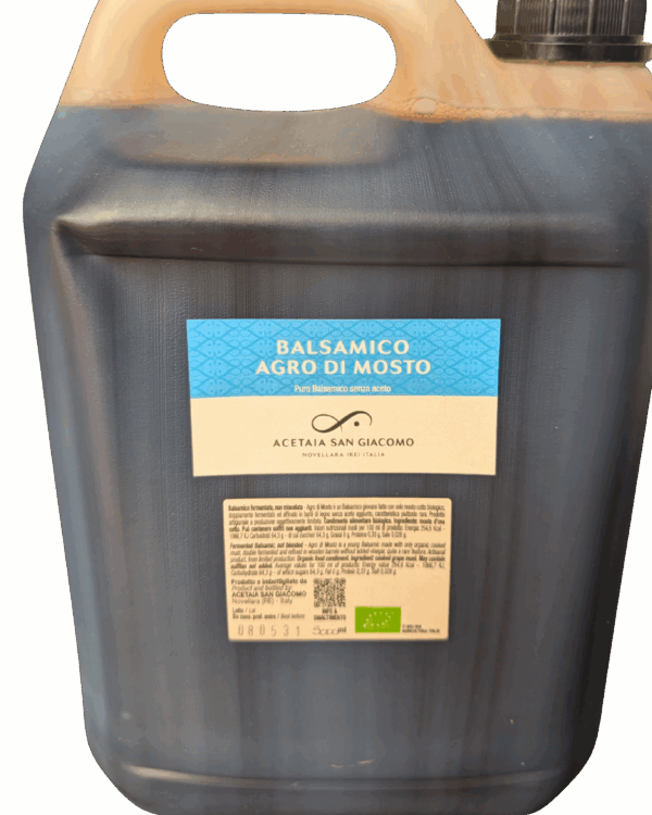 Aceto Balsamico Vinegar "Agro di Mosto" 5L canister