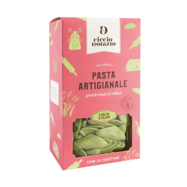 Foglie d'ulivo - Pasta fatta a mano con foglie d'ulivo, 500 g