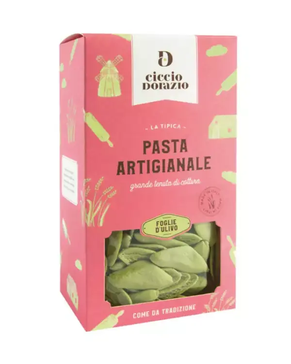 Foglie d'ulivo - Handgemachte Pasta aus Olivenblättern, 500 g