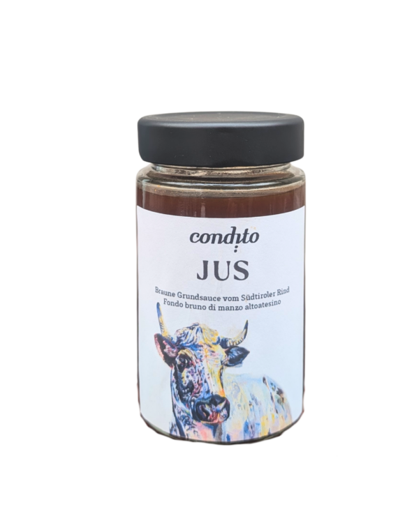 JUS - Brown basic sauce Red wine sauce from South Tyrolean beef 240ml