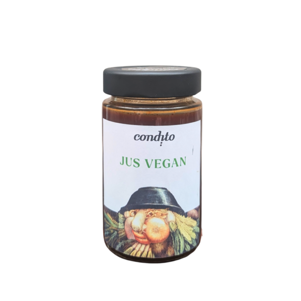 JUS - salsa vegana a base di verdure, shoyu e vino rosso 240ml