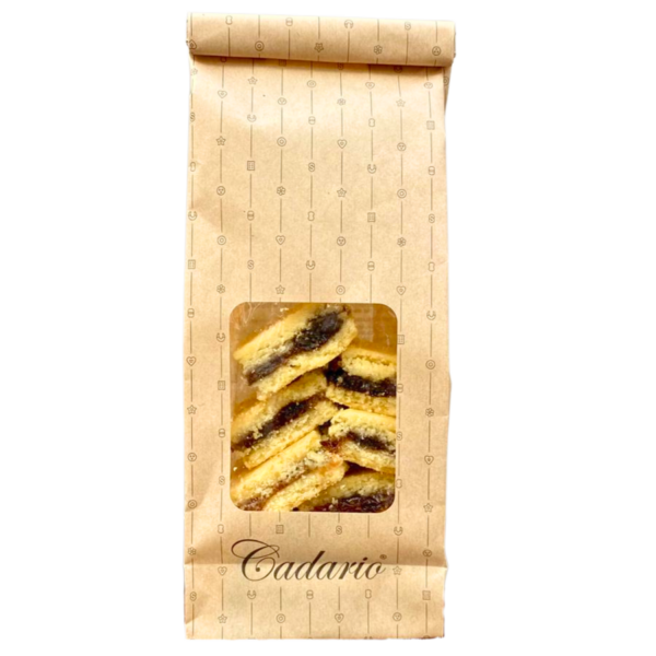 Biscotti doppi con ripieno di frutta fine- 175g