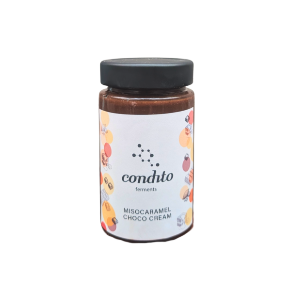 Crema di cioccolato al caramello al miso 240g