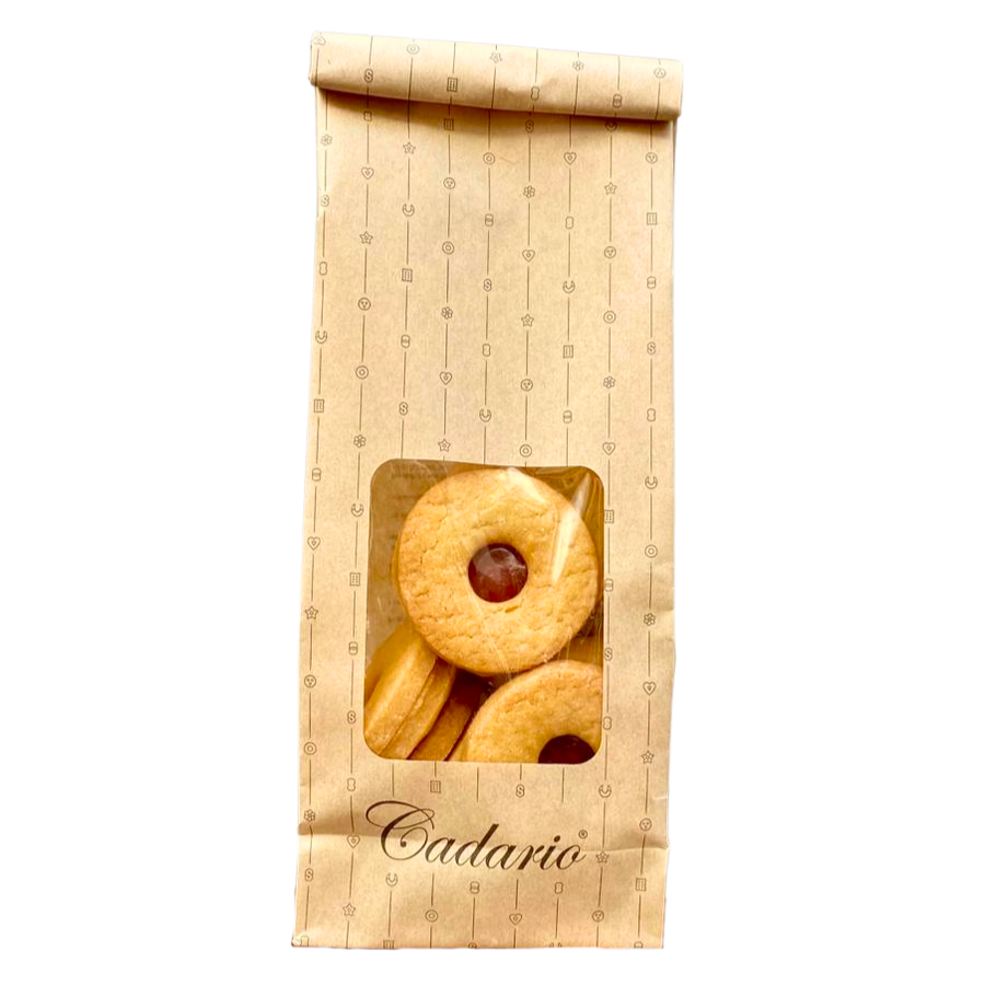 Biscotti al burro con marmellata di frutta - 175 g