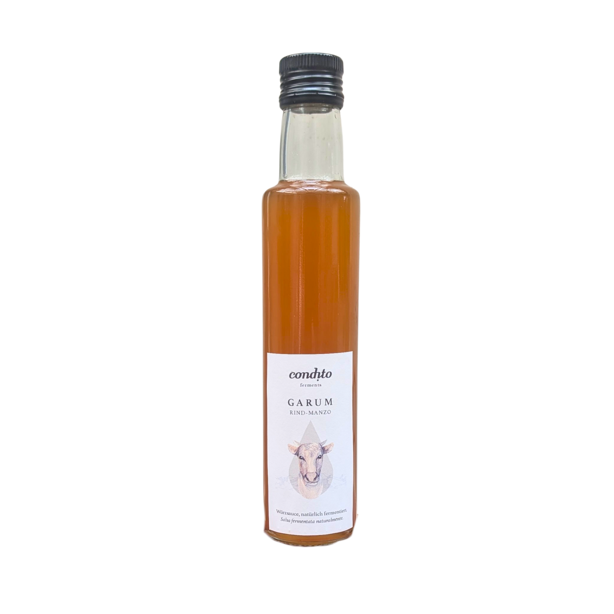 Beef Garum - Salsa di condimento a base di manzo fermentato dell'Alto Adige 250ml